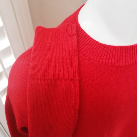 GAP Sweaters Gap Red Sweater Crewneck Soft Wool Blend Pullover Poshmark